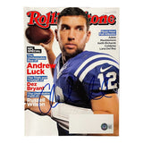 Andrew Luck Indianapolis Colts Signed May 2015 Rolling Stone Magazine BAS - Sports Integrity