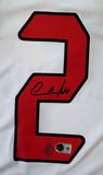 Cafu Signed AC Milan 2007 Champions League Adidas Soccer Jersey BAS
