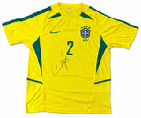 Cafu Signed Brazil Nike Soccer Jersey JSA QR