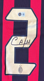 Cafu Signed AC Milan Adidas Soccer Jersey BAS