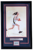 Caitlin Clark Framed 13x19 Fever Litho Signed by Tony Santiago w/ Laser Auto