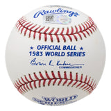Cal Ripken Jr. Signed Baltimore Orioles 1983 World Series Baseball Fanatics MLB