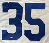 Calvin Hill Dallas Signed White Football Jersey Sports Integrity