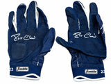 Robinson Cano Mariners Signed Game-Used Franklin Batting Gloves PSA 705+706