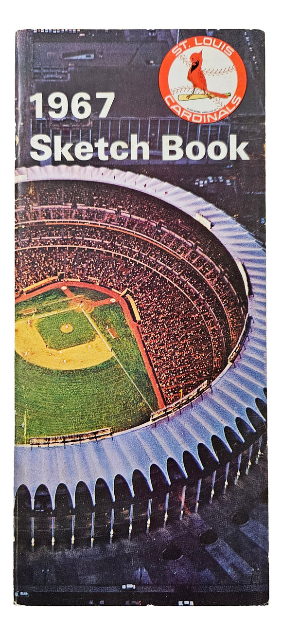 St. Louis Cardinals 1967 Sketch Book Guide Sports Integrity