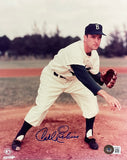 Carl Erskine Brooklyn Dodgers Signed 8x10 Baseball Photo BAS Sports Integrity