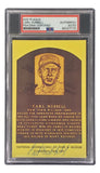 Carl Hubbell Signed 4x6 New York Giants Hall Of Fame Plaque Card PSA/DNA 85027775
