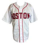 Carl Yastrzemski Boston Signed White Baseball Jersey BAS