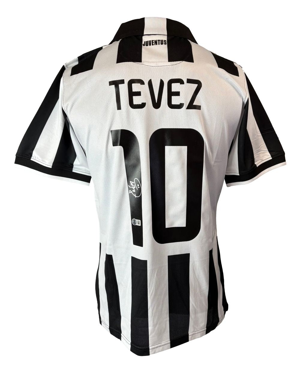 Carlos Tevez Signed Juventus Nike Soccer Jersey BAS - Sports Integrity