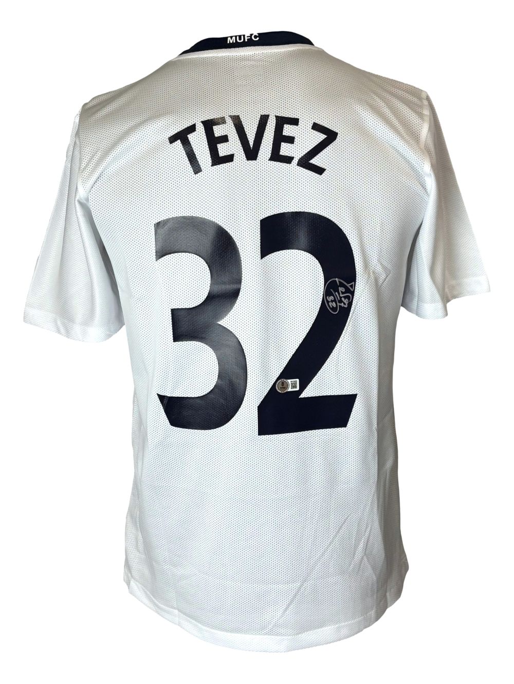 テベス　TEVEZ 32番 サイン入り Nike ユニフォーム　07/08 carlos-tevez-manchester-utd-
