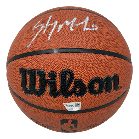 Carmelo Anthony Nuggets Signed NBA Wilson Authentic I/O Basketball Fanatics Sports Integrity