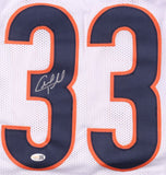 Charles Peanut Tillman Chicago Signed White Pro-Cut Football Jersey JSA QR