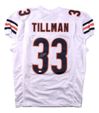 Charles Peanut Tillman Chicago Signed White Pro-Cut Football Jersey JSA QR