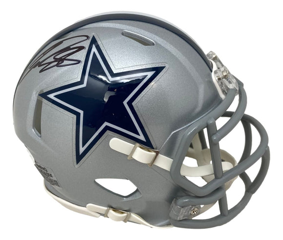 Ceedee Lamb Signed Dallas Cowboys Mini Speed Helmet JSA ITP