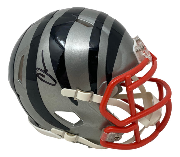 Chad Johnson Signed Cincinnati Bengals Flash Mini Speed Helmet BAS ITP Sports Integrity