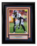 Champ Bailey Signed Framed 8x10 Denver Broncos Photo BAS