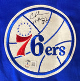 Charles Barkley Signed Philadelphia 76ers MacGregor Warm Up Jacket BAS Sports Integrity