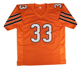 Charles Peanut Tillman Chicago Signed Orange Football Jersey JSA QR