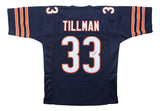 Charles Peanut Tillman Chicago Signed Navy Football Jersey JSA QR