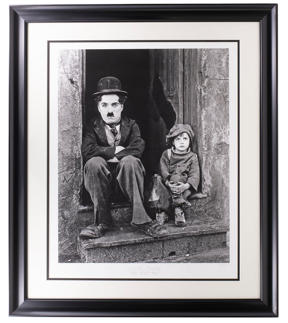 Charlie Chaplin The Kid Framed 16.5x22 Historical Photo Archive Giclee #9/375 Sports Integrity