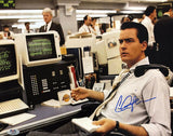 Charlie Sheen Signed 11x14 Wall Street Photo PSA/DNA Hologram
