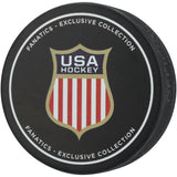 Charlie McAvoy Signed USA Hockey Logo Puck Fanatics