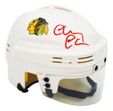 Chevy Chase Signed Chicago Blackhawks Mini Helmet BAS