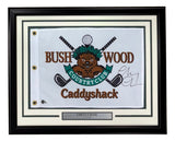 Chevy Chase Signed Framed Caddyshack Bushwood Golf Flag BAS