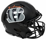 Ja'Marr Chase Signed Bengals FS Salute To Service Authentic Speed Helmet BAS
