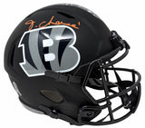 Ja'Marr Chase Signed Bengals FS Salute To Service Replica Speed Helmet BAS