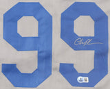 Chevy Chase Signed Los Angeles Gray Fletch Baseball Jersey BAS