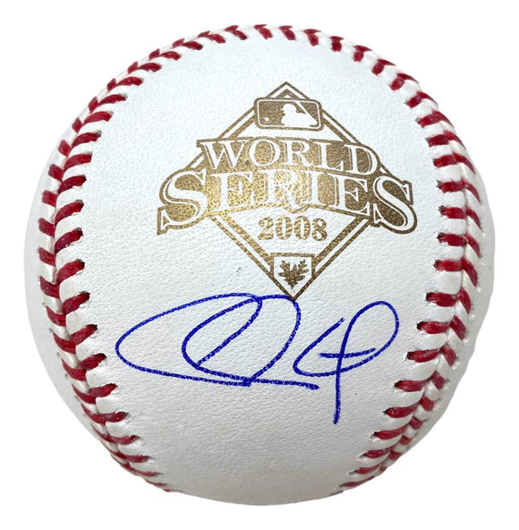 Chase Utley Signed Philadelphia Phillies 2008 World Series Baseball Fanatics