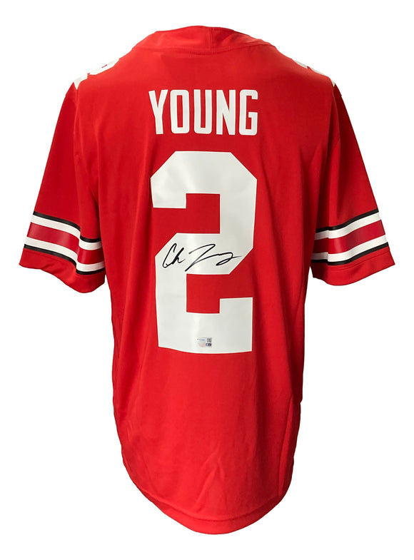 Chase Young Signed Ohio State Buckeyes Nike Game Replica Jersey Fanatics