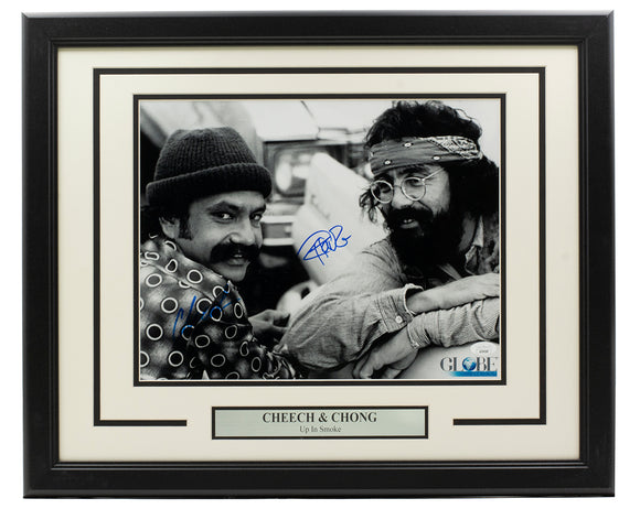 Cheech and Chong Signed Framed 11x14 Up In Smoke Photo JSA Sports Integrity