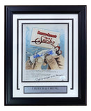 Sports Integrity Cheech & Chong Signed Framed 8x10 Up In Smoke Photo (JSA AF82611), autographed by Cheech & Chong and featuring an iconic image from the film, includes a nameplate with the movie title.
