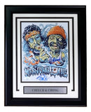 Cheech & Chong Signed Framed 8x10 Marijuana Zombie Light Photo JSA