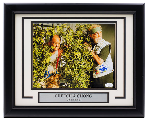 Cheech and Chong Signed Framed 8x10 Up in Smoke Photo JSA AE84217