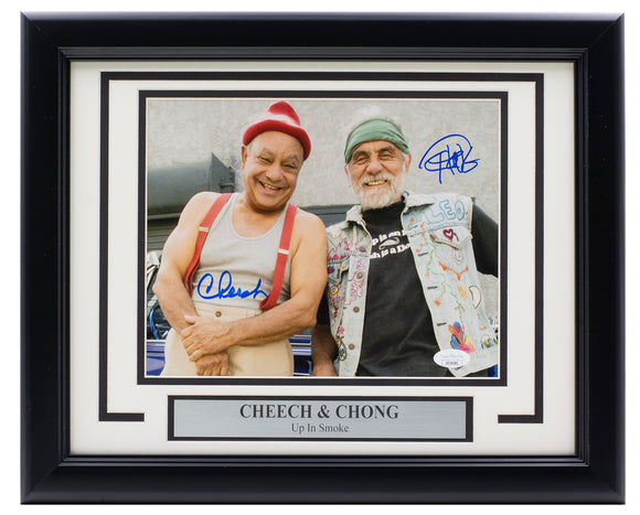 Cheech and Chong Signed Framed 8x10 Up in Smoke Photo JSA VV18281 Hologram Sports Integrity