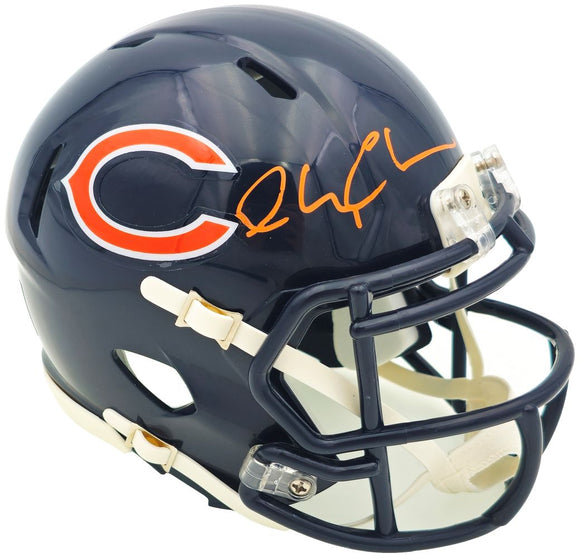 bears mini football helmet Chevy Chase Signed Chicago Bears Mini Speed Helmet BAS