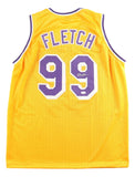 Chevy Chase Signed Los Angeles Yellow Fletch Basketball Jersey JSA Hologram