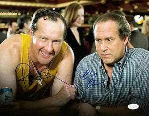 Chevy Chase Randy Quaid Signed 11x14 National Lampoons Vegas Vacation Photo JSA