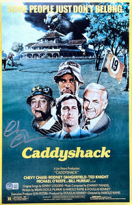 Chevy Chase Signed 11x17 Caddyshack Poster Photo BAS ITP
