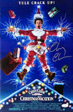 Chevy Chase Signed 11x17 National Lampoons Christmas Vacation Poster Photo JSA