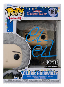 Chevy Chase Signed Clark Griswold Christmas Vacation Funko Pop #1160 JSA