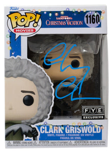 Chevy Chase Signed Griswold Christmas Vacation Yellowed Funko Pop #1160 JSA