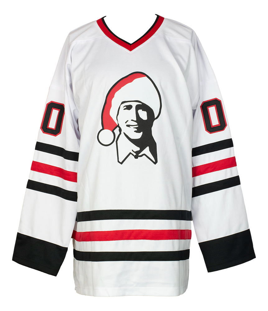 Christmas Vacation Costume, Clark Griswold Jersey National Lampoon's  Christmas Vacation Movie Ice Hockey Jersey X-Mas Jerseys for Men White