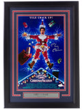 Chevy Chase Signed Framed 11x17 Lampoons Christmas Vacation Poster Photo JSA