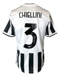 Giorgio Chiellini Signed Juventus White Adidas Soccer Jersey PSA Hologram - Sports Integrity
