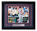 Chipper Jones Signed Framed 11x14 Atlanta Braves Photo JSA