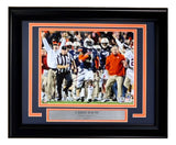 Chris Davis Signed Framed 8x10 Auburn Photo Kick 6 Inscribed Fanatics